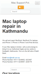 Mobile Screenshot of macrepairkathmandu.com