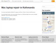 Tablet Screenshot of macrepairkathmandu.com